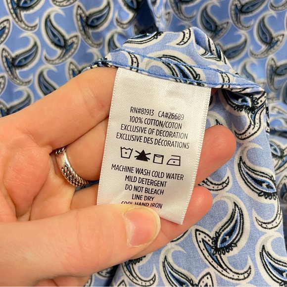 Robert Graham Pattern Short Sleeve Button Down - Picture 10 of 10